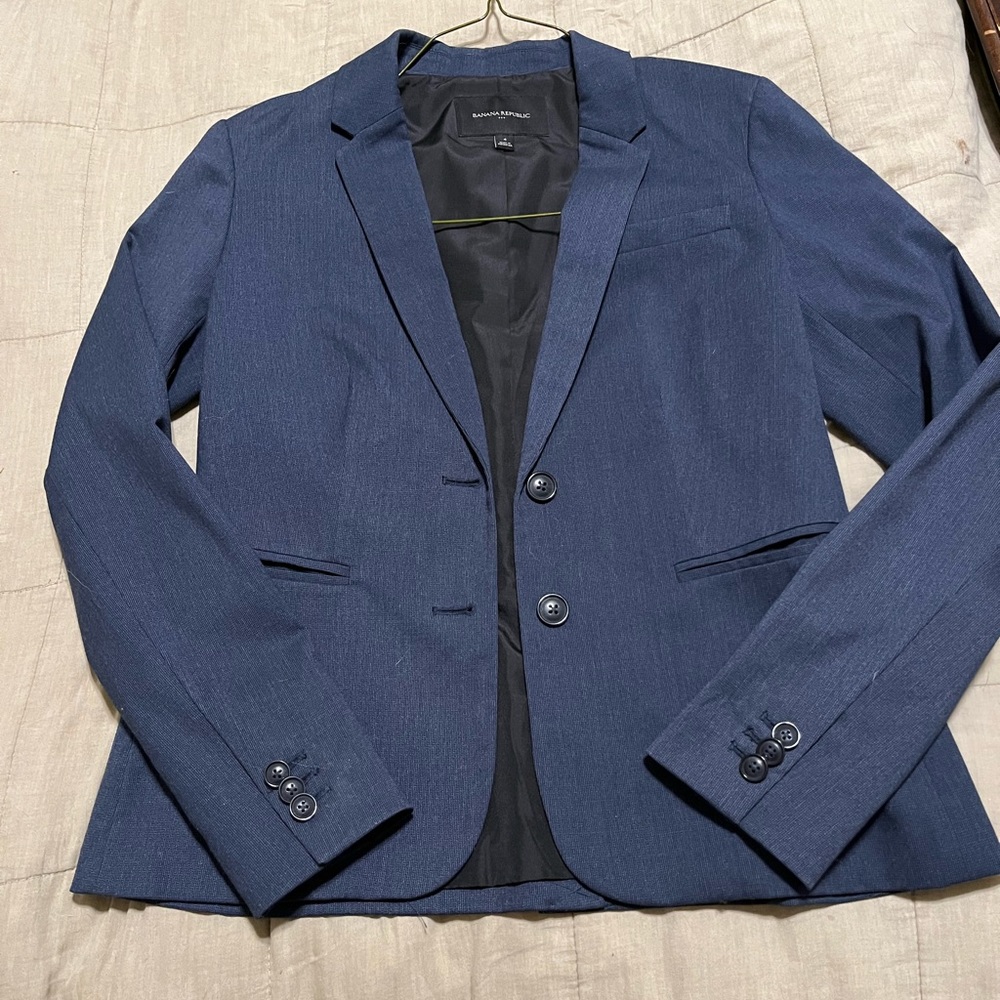 Banana Republic Navy Blazer